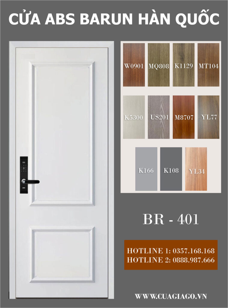 CỬA NHỰA ABS PHÀO NỔI BR-401 BARUN HÀN QUỐC CỬA NHỰA ABS PHÀO NỔI BR-401 BARUN HÀN QUỐC